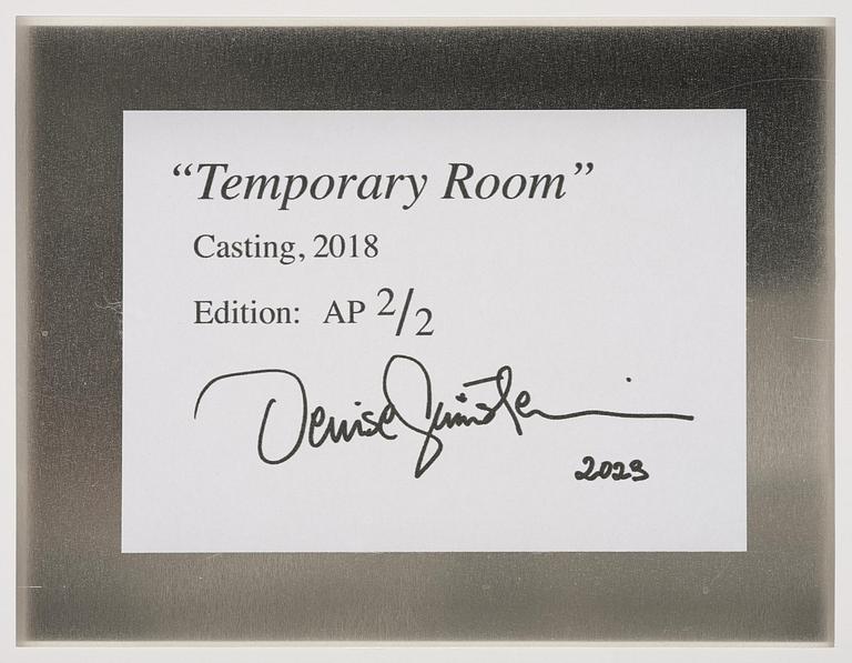 Denise Grünstein, "Temporary Room", 2018.