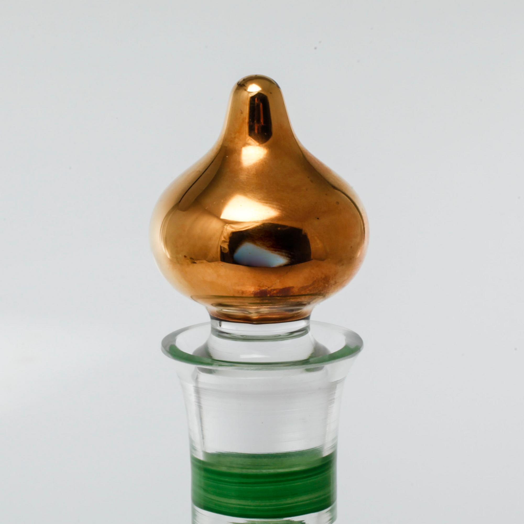 A glass "Clown" decanter by Anne Nilsson for Orrefors, 1980´s/90´s.