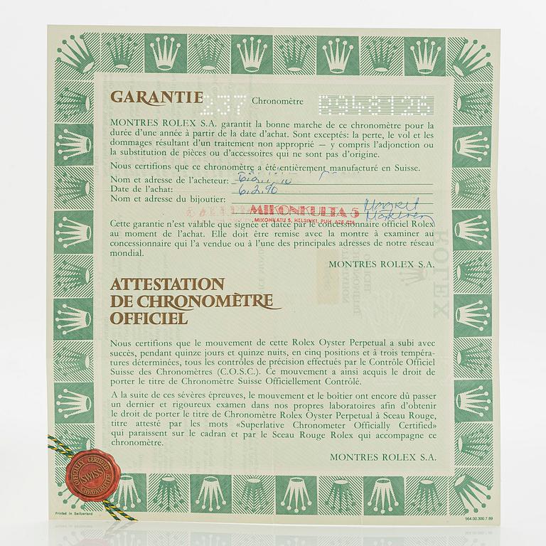 Rolex, Day-Date, "Bark Finish", ca 1990.