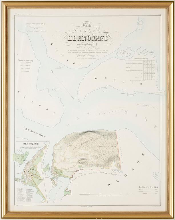 OKÄND KONSTNÄR 1700/1800-TAL. 2 st. Kolorerade kopparstick.
