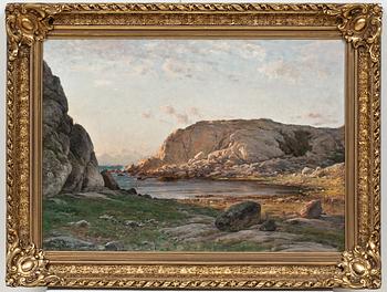 Berndt Lindholm, CLIFFS ON THE COAST.