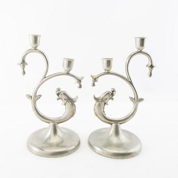 Candelabras a pair 1931 KE & Co Swedish Grace.