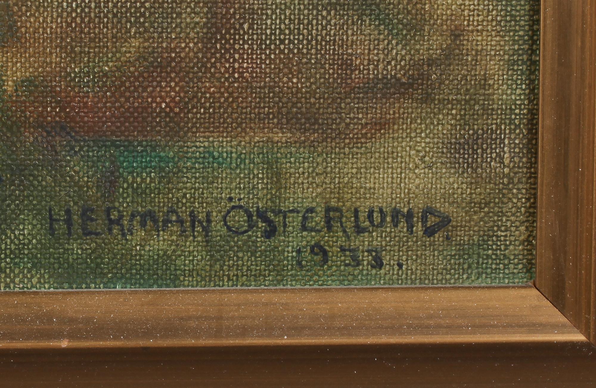 HERMAN ÖSTERLUND, olja på duk, signerad och daterad 1933.
