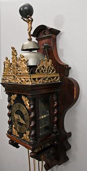 VÄGGUR, troligen Holland, barockstil, 1800-talets slut.