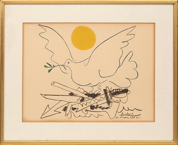 Pablo Picasso, efter, "Le Bouguet" och "Colombe".