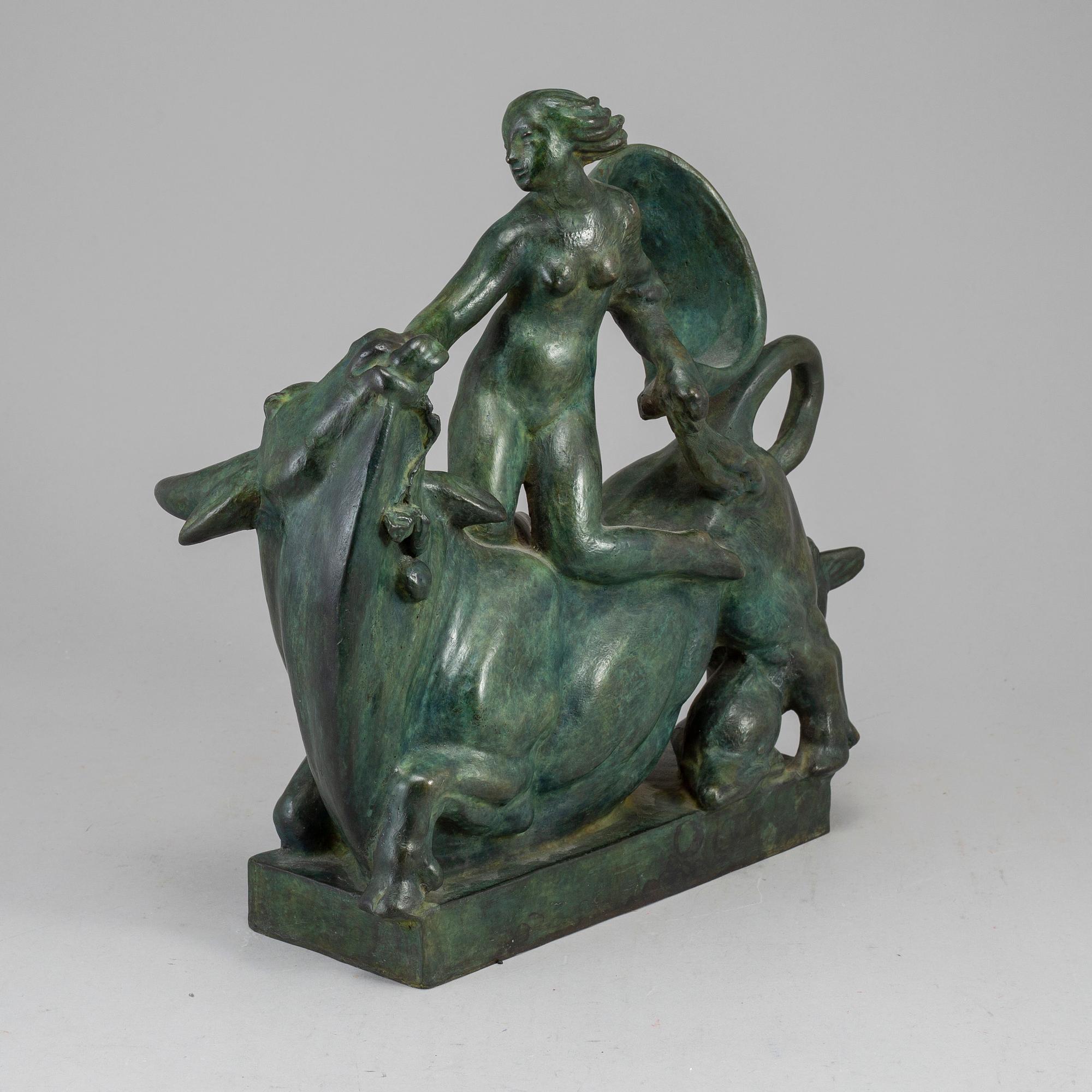CARL MILLES, after, sculpture, bronze.