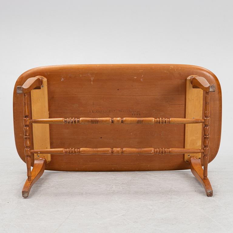 Erik Chambert, coffee table, Chamberts Möbelfabrik, 1942.