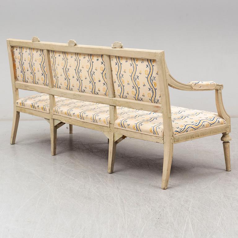 Soffa, Gustaviansk, Lindome, omkring år 1800.