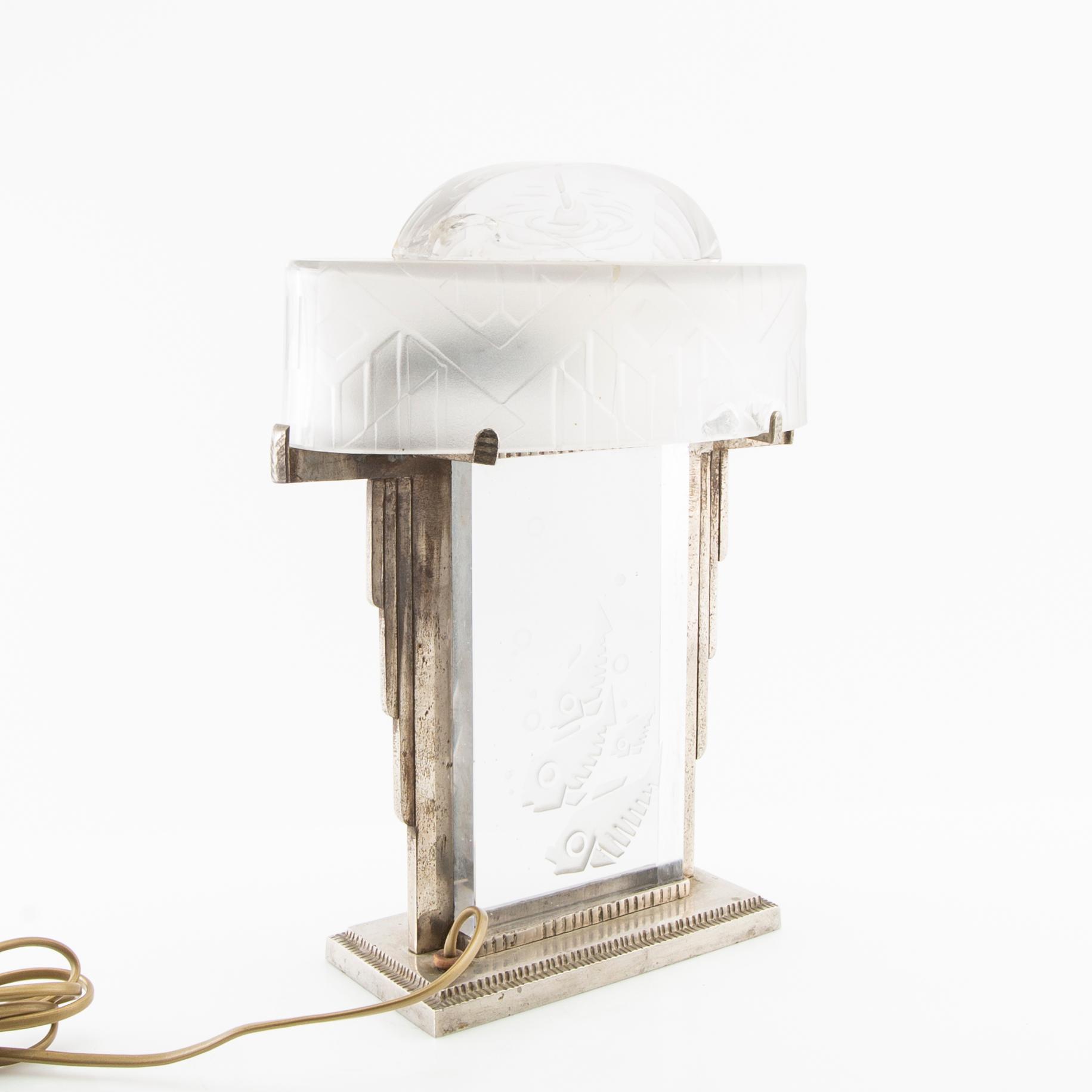 Table lamp, Art Deco early 20th century.