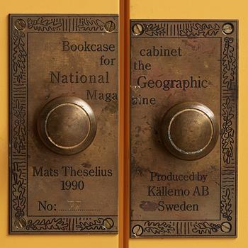 Mats Theselius, a double "National Geographic" bookcase, Källemo AB, Sweden, no 76 and 77.