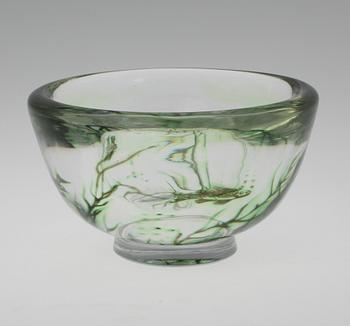 SKÅL, glas, fiskgraal, Edvard Hald Orrefors.