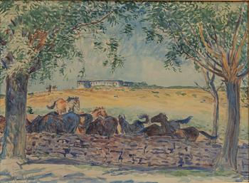 Nils Kreuger, "Hästar under pilar".