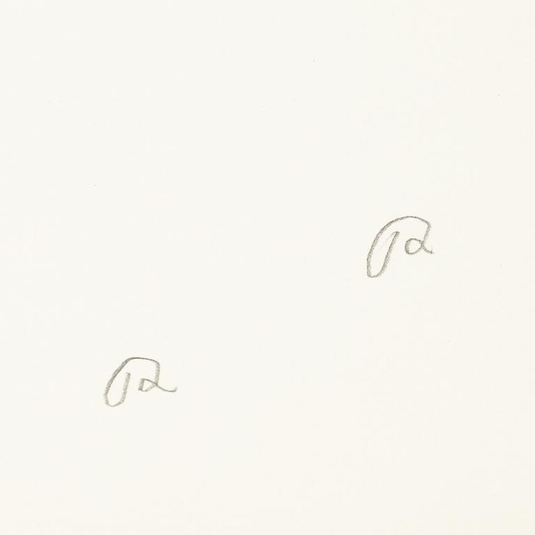 Roger Risberg, indian ink drawing, signed. Executed in 2008.