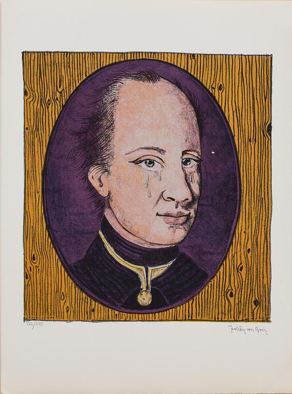 MAPP, 6 grafiska blad, "Fantastika", AH Grafik Ab, Stockholm. Signerade och numrerade 122/275.