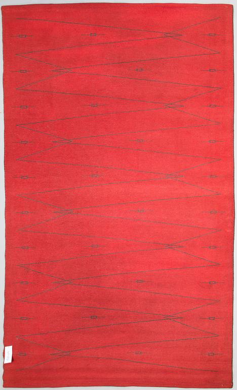Aappo Härkönen, A 1960s flatware rug 'Trilli' manufacturer  Mattokutomo Oy, Finland. Circa 260x160 cm.