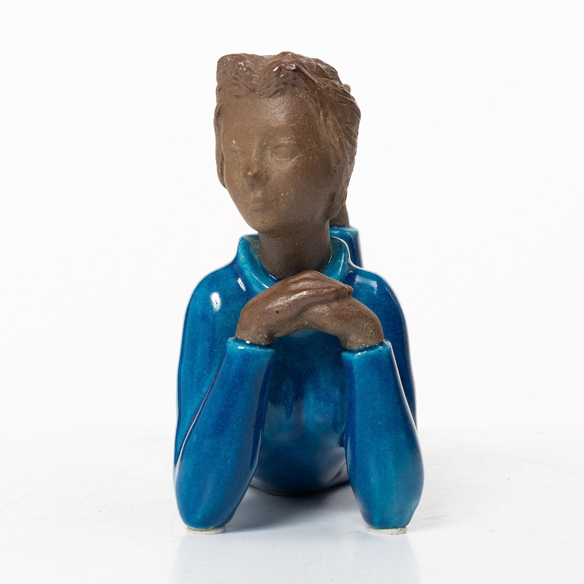 Johannes Hedegaard, a stoneware figurine, Royal Copenhagen, Denmark.