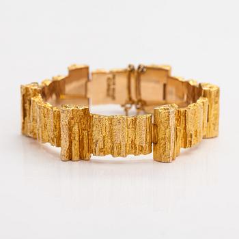 Björn Weckström, A 14K gold bracelet "Mystica". Lapponia 1973.