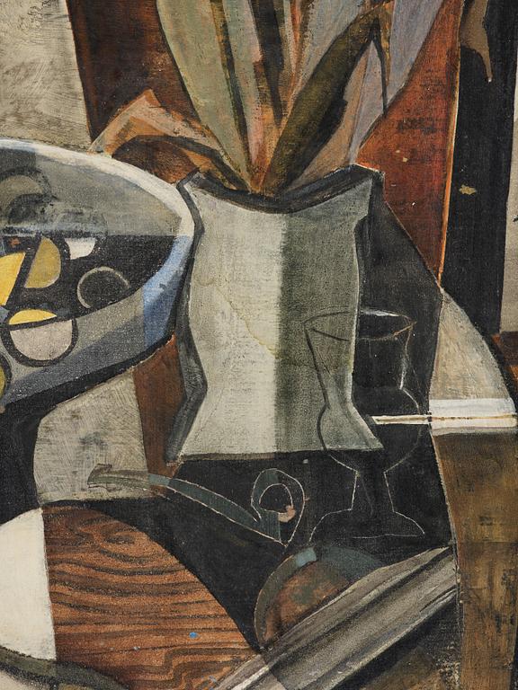 Gustav Mägi, Cubist still life.