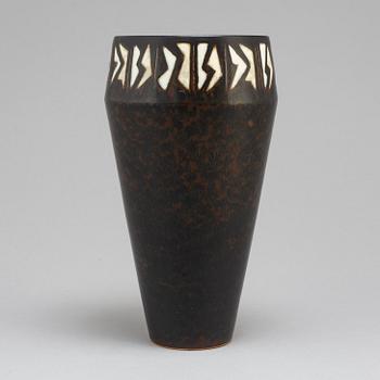 CARL-HARRY STÅLHANE, a unique stoneware vase, Rörstrand.