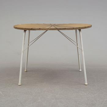 TRÄDGÅRDSBORD, 1900-talets andra hälft.