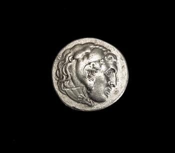 MYNT, silver. Alexander III (den Store). Grekland, ca 17 gram.