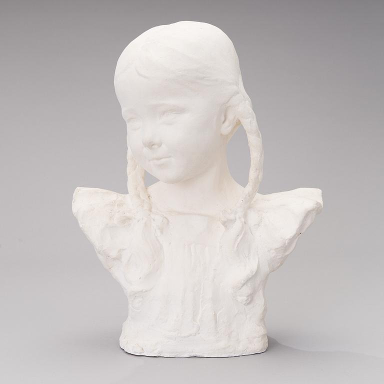sculpture, cast by Visavuori museum, plaster, signed.