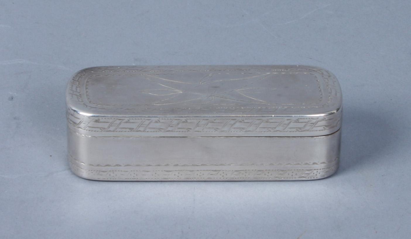 DOSA, silver, Nils Hellberg, Stockholm, 1797.