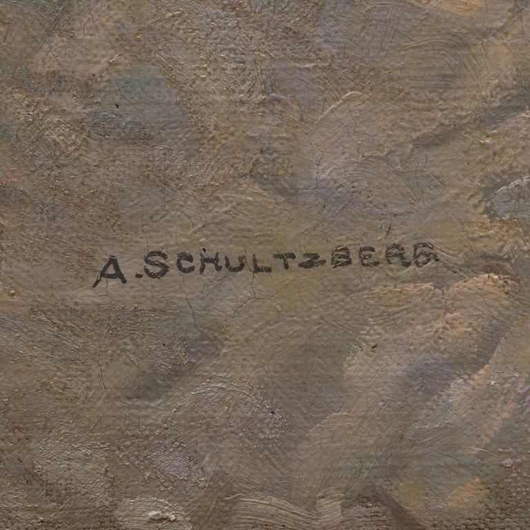 Anshelm Schultzberg, Winter landscape.