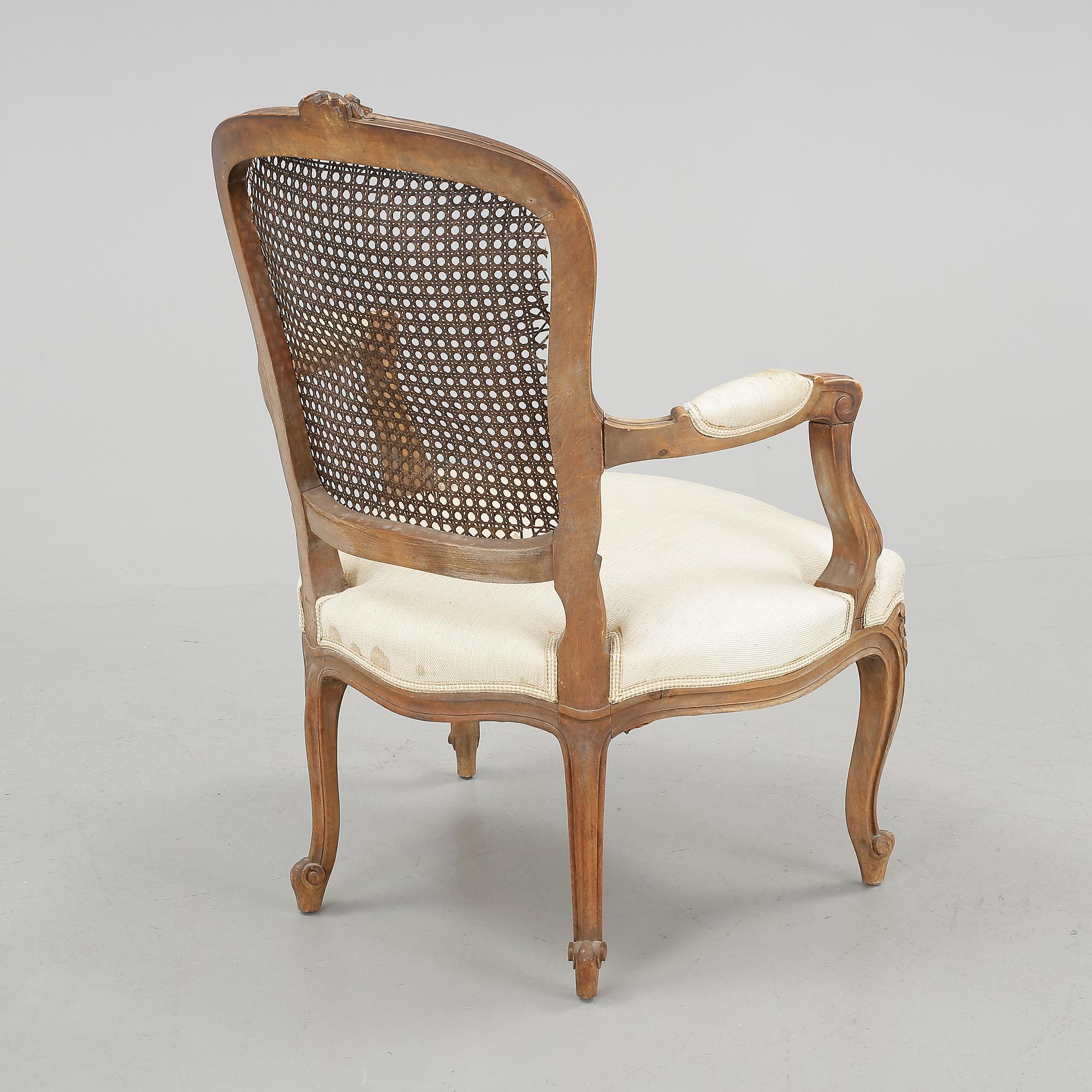 KARMSTOL,  Louis XV stil, 1900-tal.