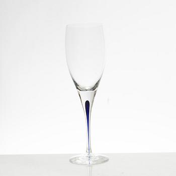 Erika Lagerbielke, a 36-piece 'Intermezzo' glass service, Orrefors.