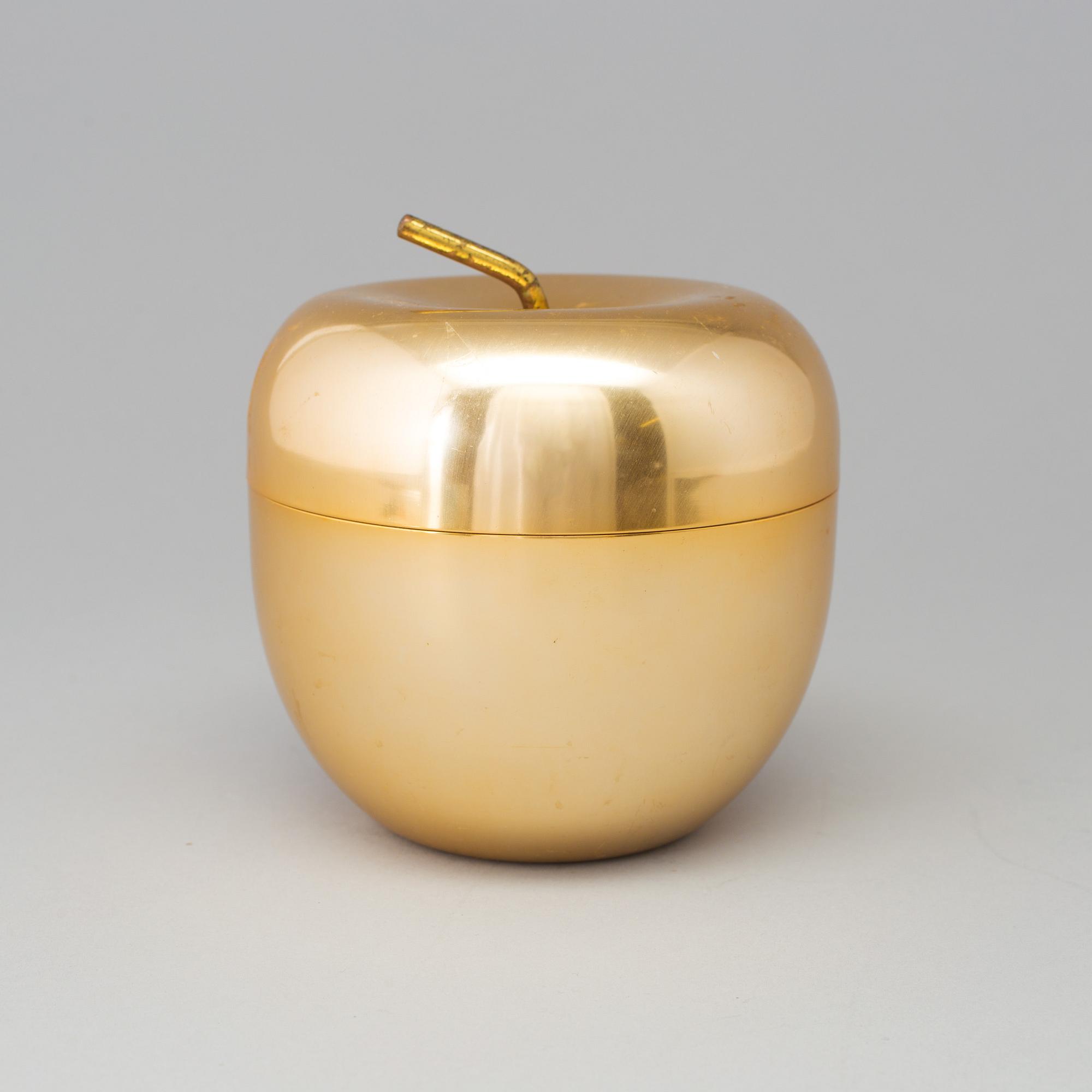 AN ITALIEN METAL ICE BUCKET, second half of the 20th century.