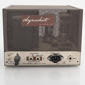 Dynaco, "Dynakit Mark 3", tube amplifier, a pair, USA, 1960s/70s.