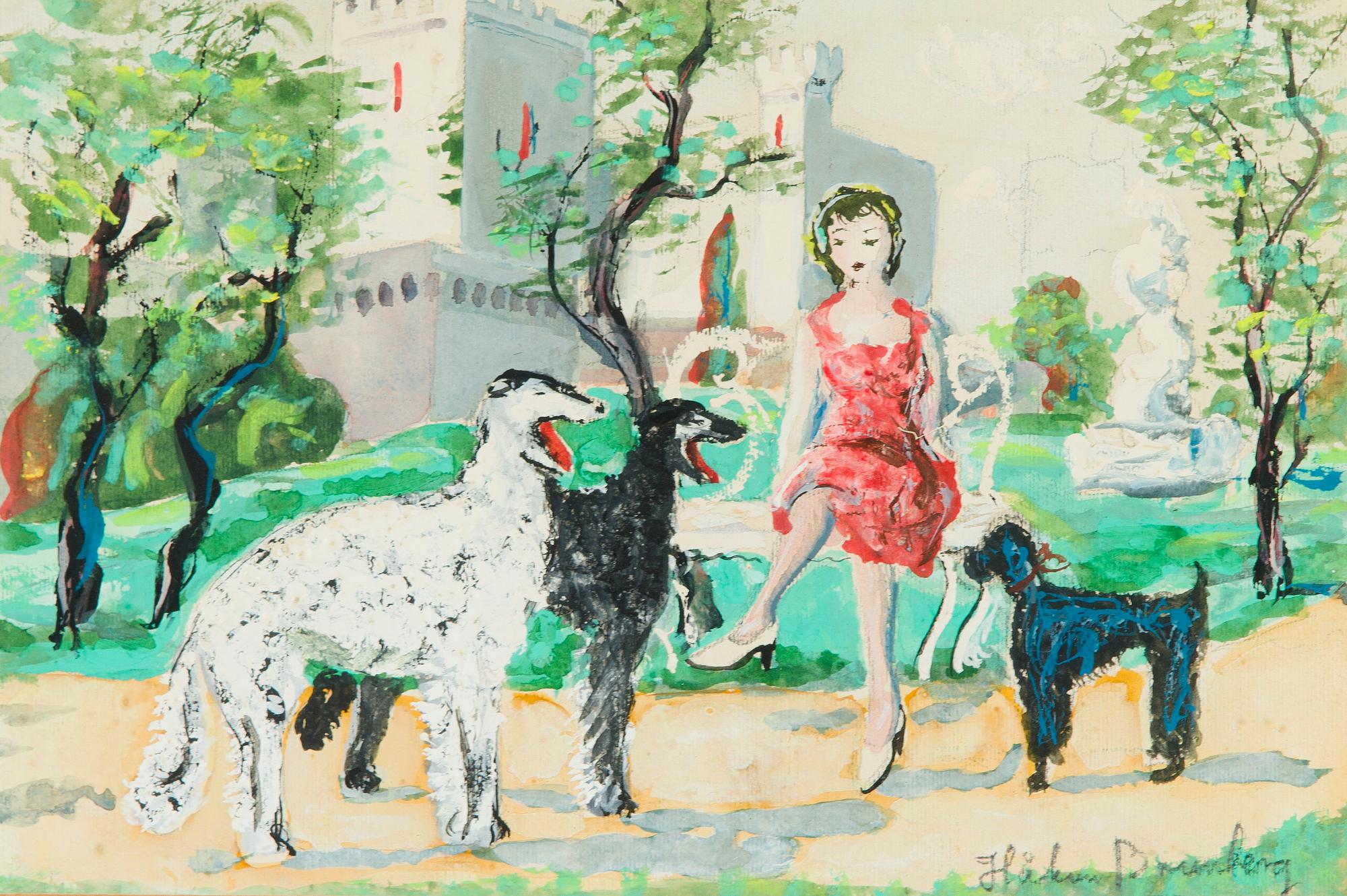 Håkan Brunberg, Flicka med Hundar.