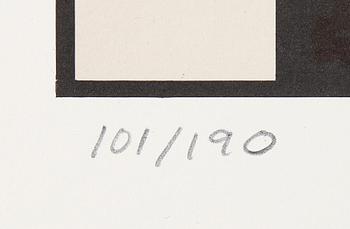 JAN STENMARK, a litograph in colours, signed and numbered 101/190.