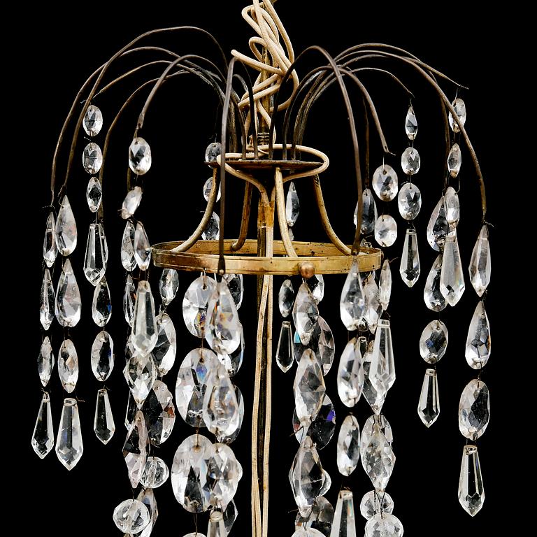 LJUSKRONA, sengustaviansk, 1800-talets första hälft. Höjd ca 90 cm.