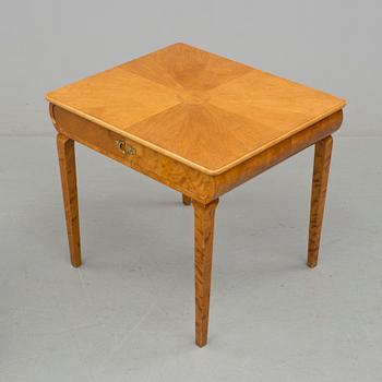 SALONGSMÖBLEMANG, Art Déco, 4 delar, 1940-tal.