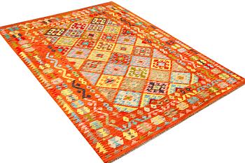 A Kilim carpet, Afghanistan, a. 272 x 185 cm.