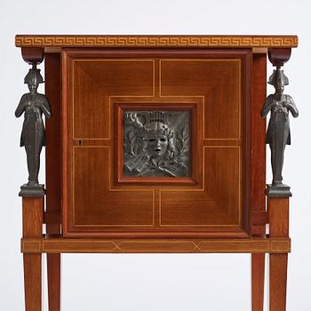 Austria/ Germany, probably, a mahogany cabinet/ a sheet music cabinet, early 20th century.