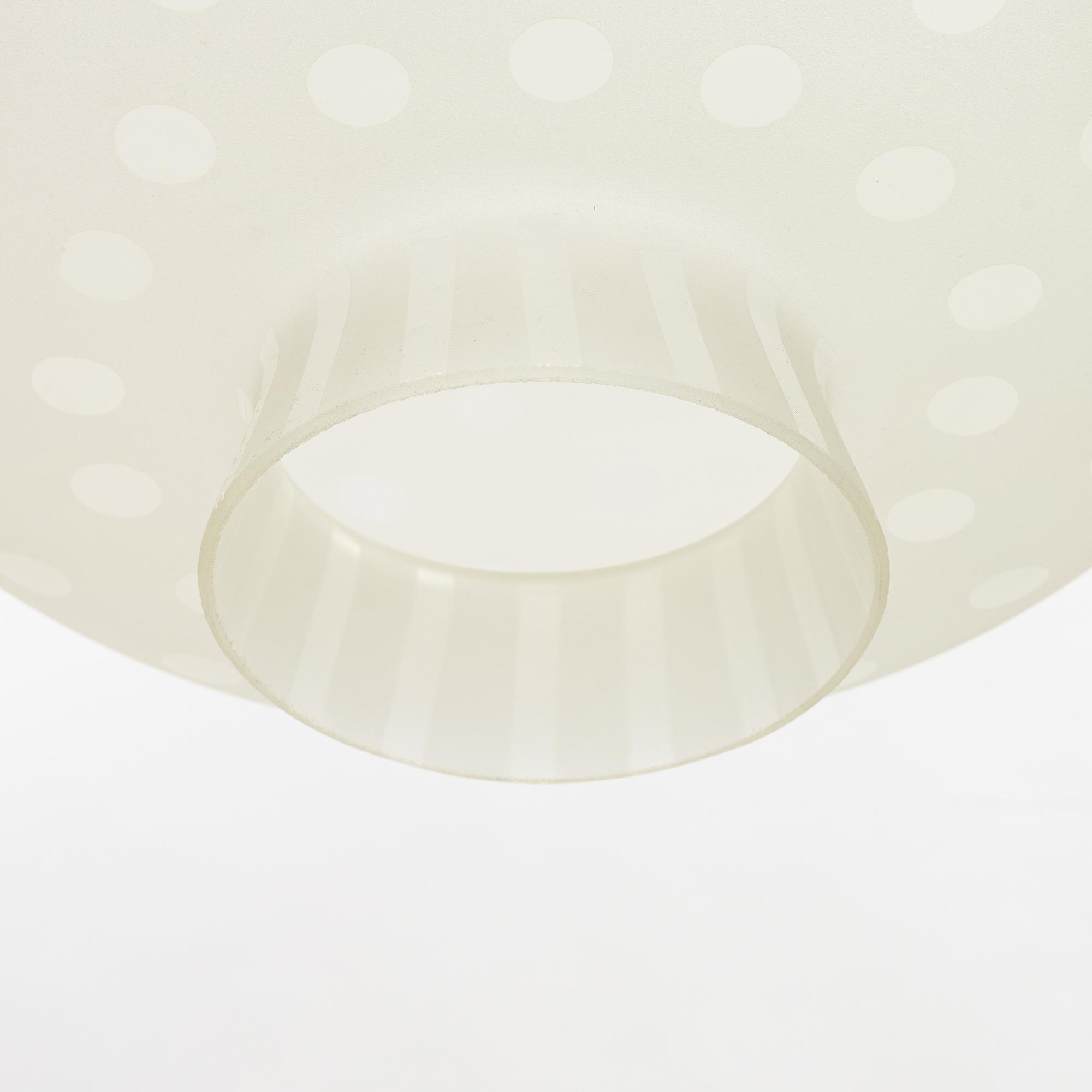 Flygsfors Glasbruk, taklampor, ett par, 1940/50-tal.