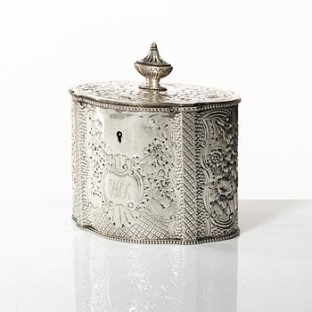 Aaron Lestourgeon, tedosa, silver, London, England 1779.