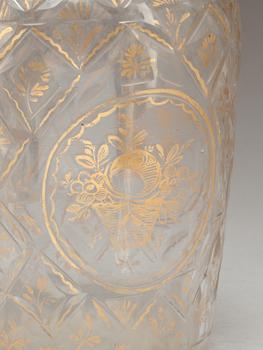 KARAFF, glas, 1700-talets andra hälft.