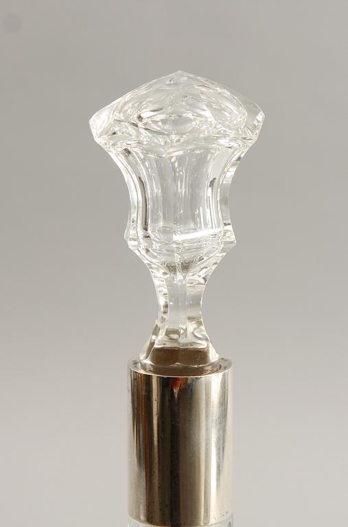 KARAFF, glas och silver, Lidköping, 1944.