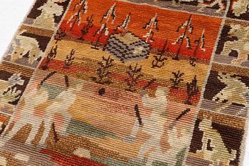 Matta, rya, Sverige/Finland, ca 166 x 126 cm.