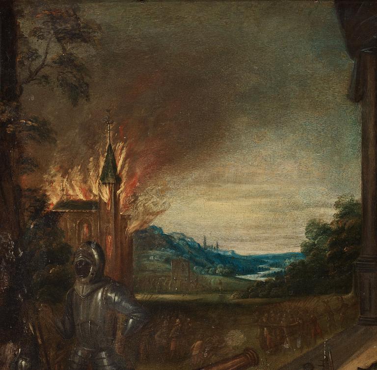 Jan van Kessel I Hans krets, Allegori över kriget.
