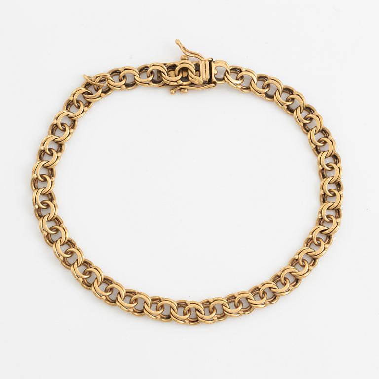 Armband 18K guld, bismarck.