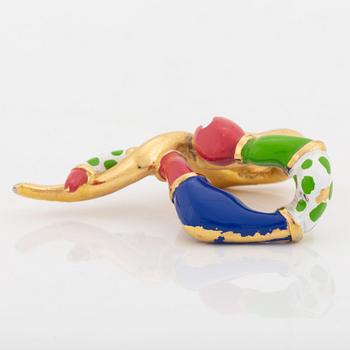 Niki de Saint Phalle, bangle and pendant, 1982.