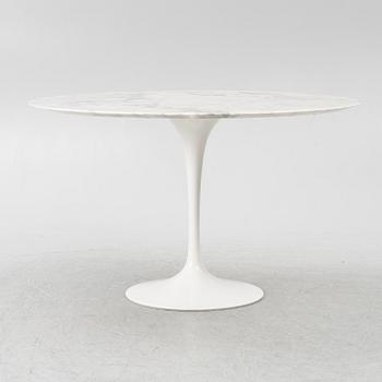 Eero Saarinen, a "Tulip" Arabesco marble top dining table, Knoll.