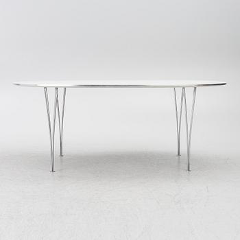 Bruno Mathsson & Piet Hein, table, “Superellipse”, Fritz Hansen, Denmark.