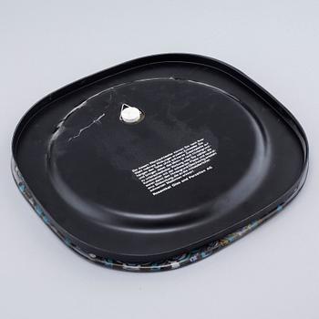 Five glass plates, designed by Bjørn Wiinblad for Rosenthal Studio Linie, 1970/80s.