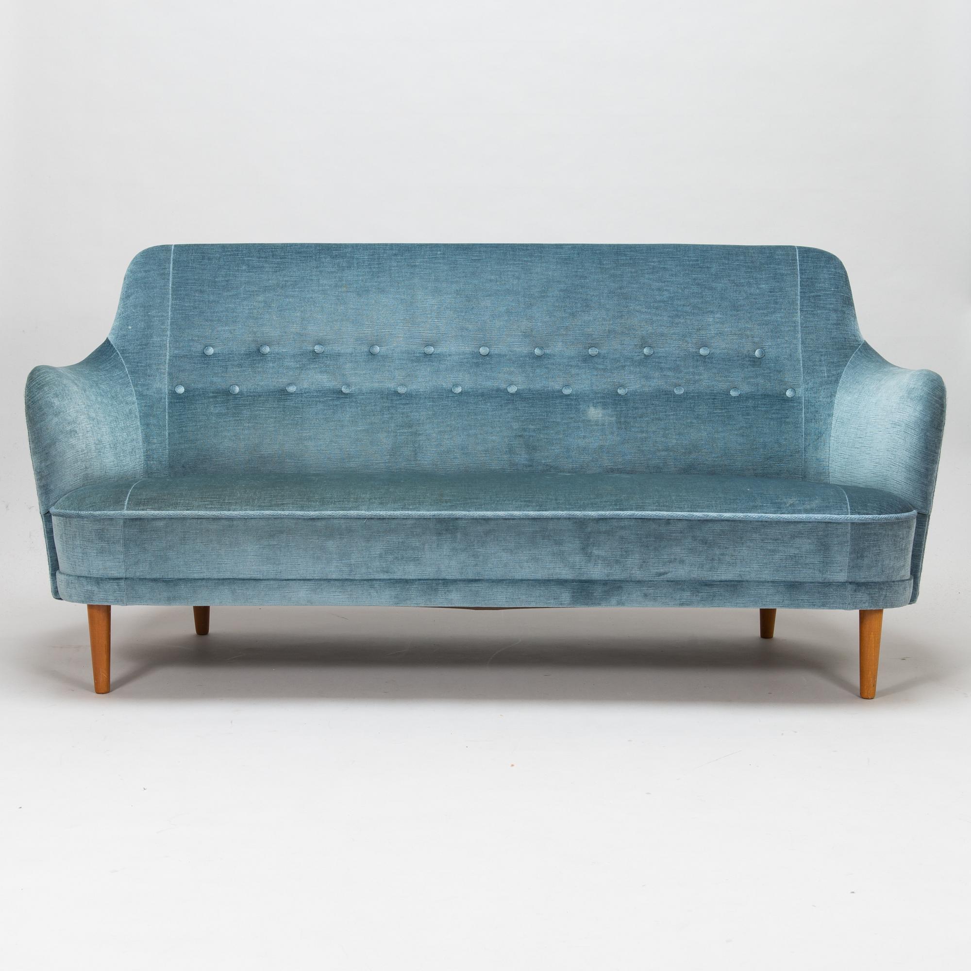 Carl Malmsten, A 'Samsas' sofa, AB O.H. Sjögren, Tranås, Sweden.